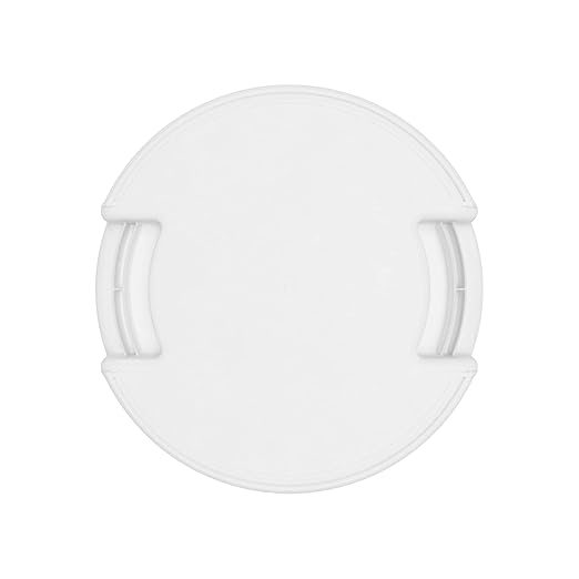 SPARTA Bronco Waste Container Trash Container Round Trash Bin for Disposal 10 Gallons White (Pack of 6)