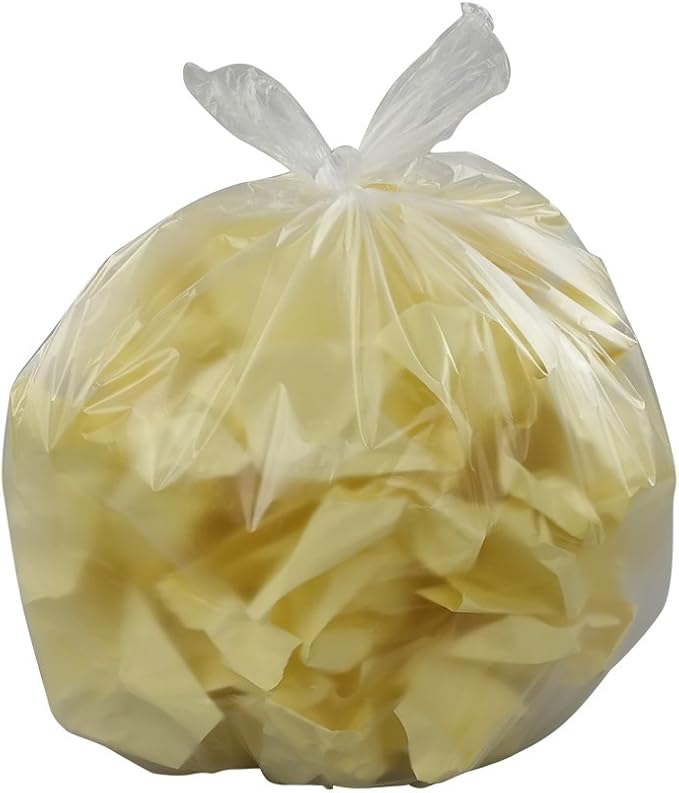 Vababa Clear 5 Gallon Garbage Bags Trash Bags 225 Counts