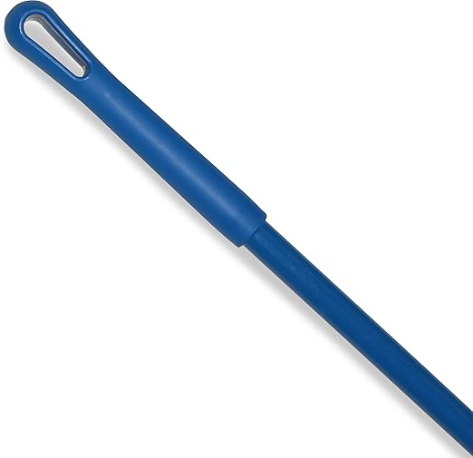 SPARTA 41225EC14 Fiberglass Broom Handle Mop Handle Replacement Handle With Acme Threaded Tip For Commercial Cleaning 48 Inches Blue