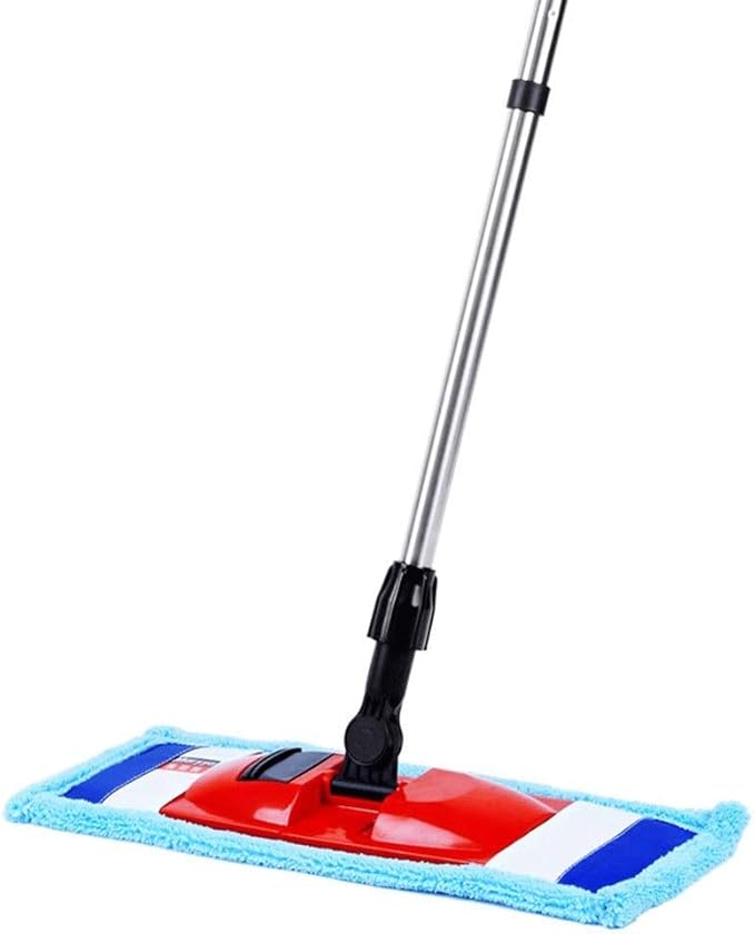 Mop - Professional Microfiber Hardwood Floor Mop Flat Mops with Pieces Reusable Washable Pads for Home and Office Wet or Dry Floor Cleaning