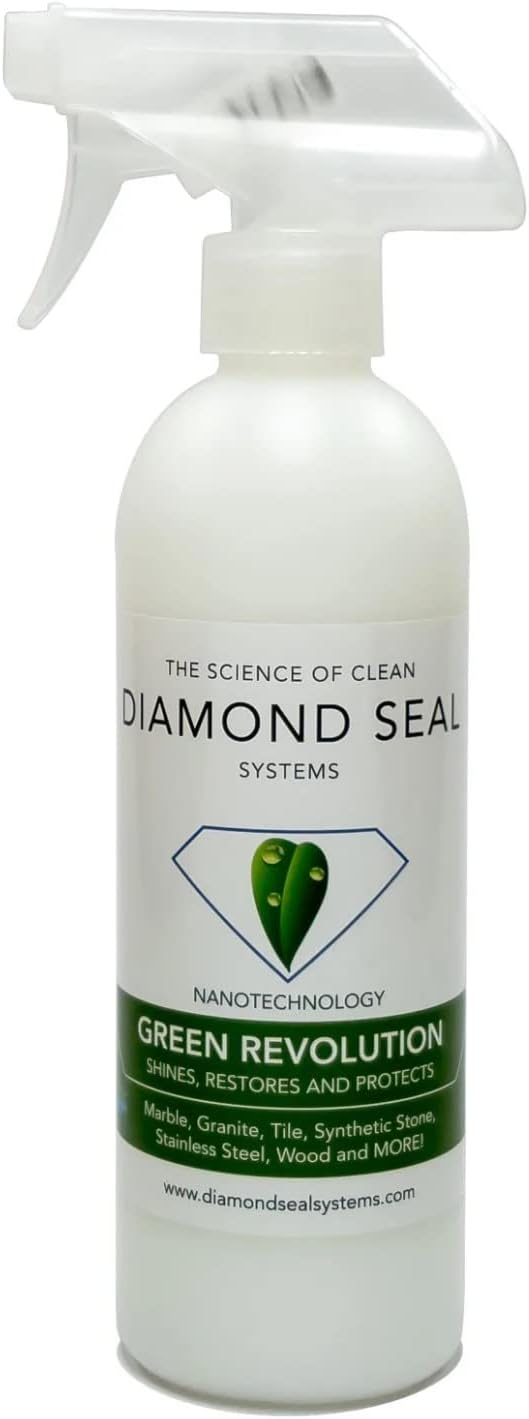 Diamond Seal Systems Forever Brilliant Green Revolution Advanced Cleaner &amp Sealer - Professional-Grade Formula for Deep Cleaning and Long-Lasting Protection 16oz