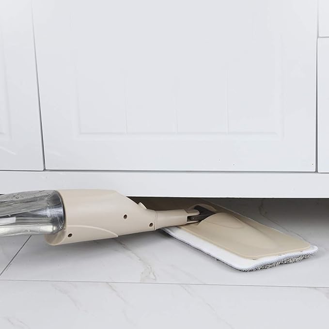 Spray Floor Mop with Reusable Microfiber Pads 360 Degree Handle for Home Kitchen Laminate Wood Ceramic Tiles Cleaning