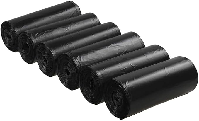 Ramddy Black Tall Kitchen Trash Bags 13 Gallon 150 Counts