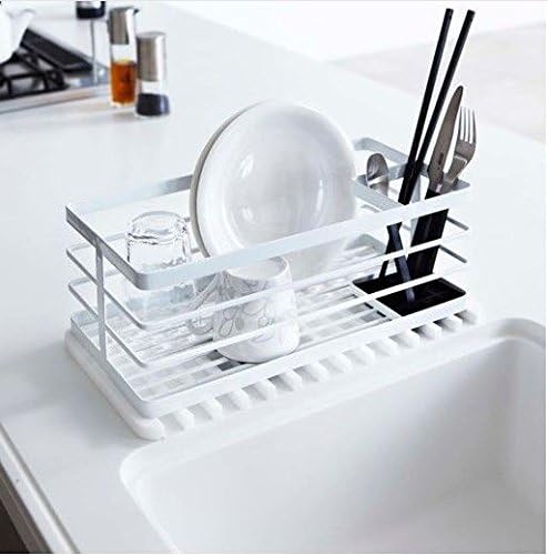 Self-Draining 2 in 1 Silicone Drying Mat and Trivet by Modern Joe's. Premium Space Saving Dish and Glassware Silicone Mat. Made from Food-grade Dish Washer Safe and Heat Resistant (White)