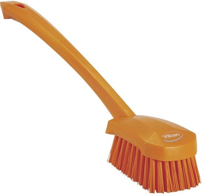 Vikan 41867 BrushWashingStiff15.75PP/PBTOrange