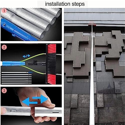 Window Cleaning PoleSolar Panel Cleaning EquipmentTelescopic Window Washing EquipmentWater Powered Window Cleaning Pole for Outdoor Tall Windows