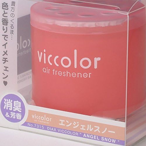 4x Round Can Style 2.5 Diameter 2.128 Height Angel Snow Scent VicColor Air Freshener Odor Smell Eliminator Deodorize For Interior Indoor Car Vehicle Bathroom Restroom Home Office Universal