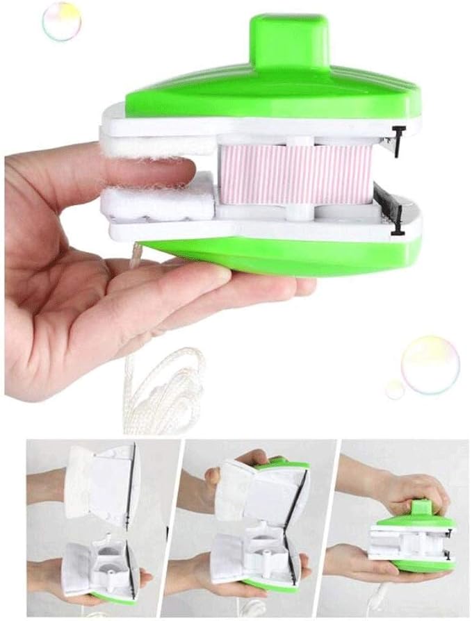 Double-Sided Magnetic Glass Wiper Cleaner Five-Gear Adjustable Force for Window Washing Cleaning Tool Brush