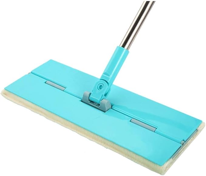 MopSelf Wringing Mop Lazy Flip Flat Mop 360 Spin Wet and Dry Flip Mop(Blue)