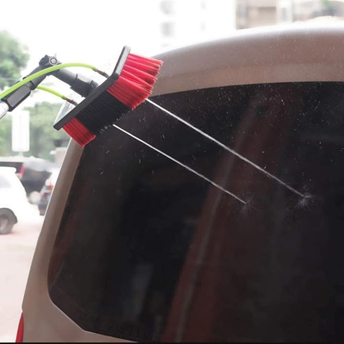 Generic Cleaning Photovoltaic and Solar Panels 3-12M Washing Set Equipment Extension Pole Cleaning for Trucks WindowsWindow Glass Wall Photovoltaic Panel Cleaning/6M Rod/30Cm Brush Head