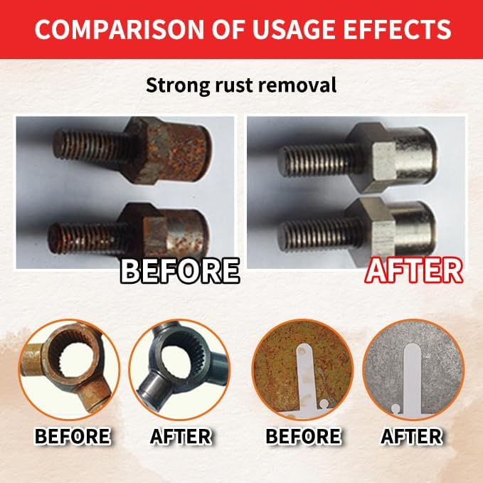 Stainless Steel Rust Stain Remover &amp Cleaner 2.2LB - Quickly Cleans Stainless Steel Appliances Furniture Commercial Equipment Grills Sinks and Tools | Powerful &amp Safe Metal Rust Remover