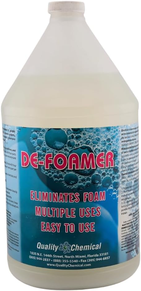 Quality Chemical Defoamer - Instantly removes foam from Hot Tubs or Cleaning Equipment -128 oz (Pack of 1)