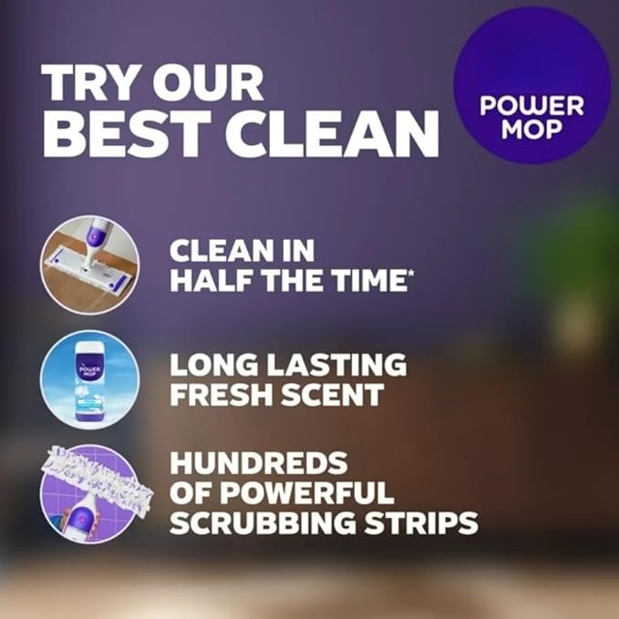 Power Mop Floor Cleaner Tile Vinyl Laminate Wood Floor Cleaner Cleaning Set