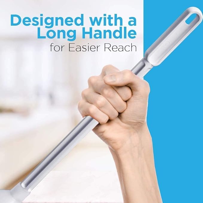 Fuller Brush Toilet Bowl Swab with Handy Holder Caddy – Toilet Swab with Soft Non-Scratch Head Long Handle Deep Cleaning Under Rim