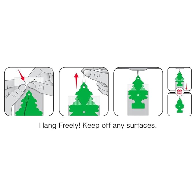 LITTLE TREES Car Air Freshener | Hanging Tree Provides Long Lasting Scent for Auto and Home | Royal Pine 24 Air Fresheners