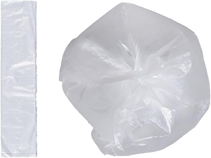 2000 Count 4 Gallon 6 Microns 17 x 18 High Density Trash Bags Can Liner
