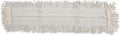 B260310 Boardwalk Disposable Dust Mop Head with Sewn Center Fringe - Cotton &amp Synthetic - 36 x 5 in. - White