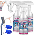 60ML/2.02FL OZ Bathroom Descaler Foam Cleaner Bathroom Descaler Stubborn Stains Cleaner Bathroom Descaler Cleaner All-Purpose Bathroom Descaler Foam Spray for Glass Shower Doors (3PCS)
