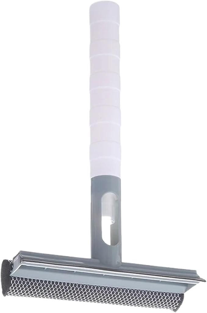 Window Wiper Glass Cleaner for Bathroom Glass Cleaning Brush with Spray WindowHousehold Cleaning Tools ﻿(Gray)