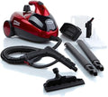 Ewbank Dynamo Steam Cleaner for Chemical-Free Cleaning Multipurpose with Attachments Portable Multi-surface For Carpets Tiles Bathrooms Floors and More Red SC1000