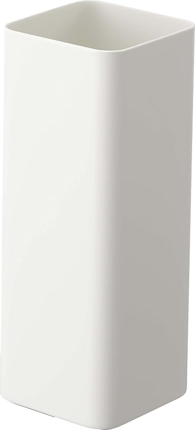 Yamazaki 5447 Magnetic Handy Wiper Holder White Approx. W 2.5 x D 2.5 x H 6.3 inches (6.3 x 6.3 x 16 cm) Tower Floating Storage Easy Installation