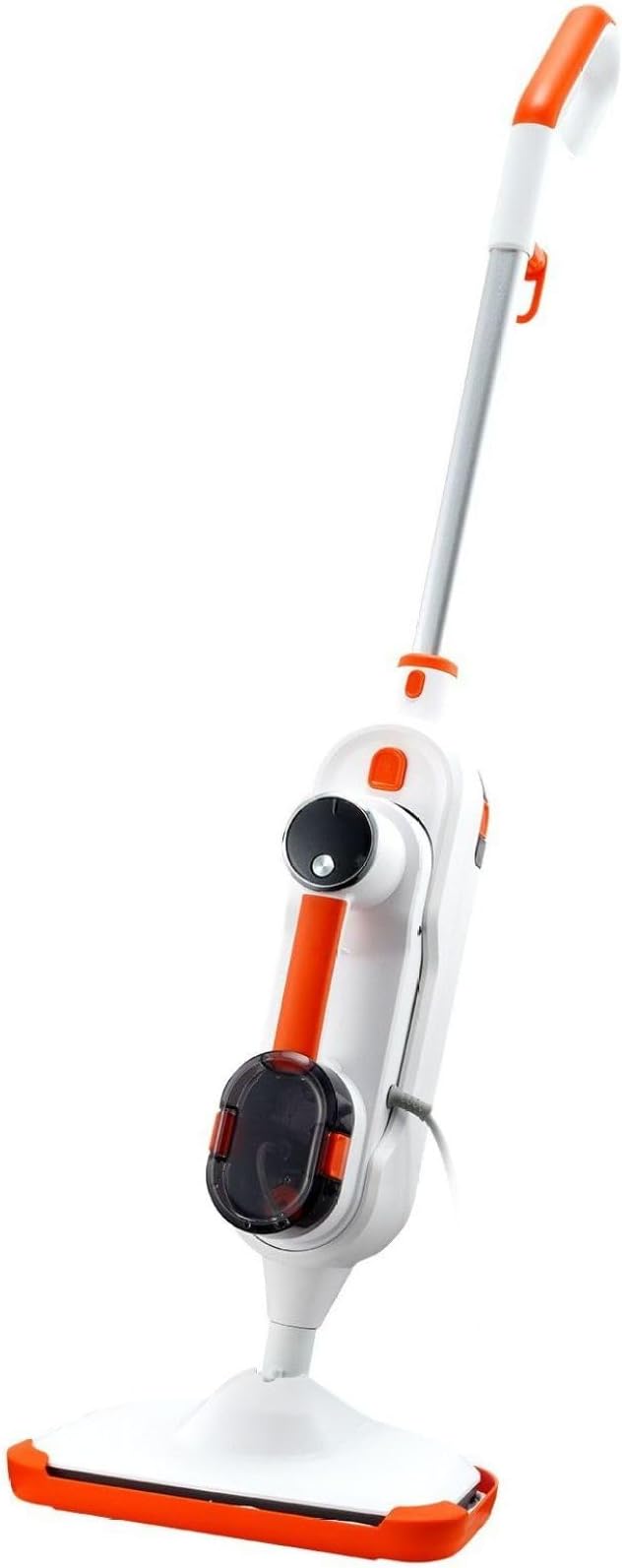 Steam Mop 8-in-1 Hard Wood Floor Cleaner with 7 Replaceable Brush Heads for Various Hard Floors Like Ceramic Granite Marble Linoleum Natural Floor Mop with 2 pcs Machine Washable Pads