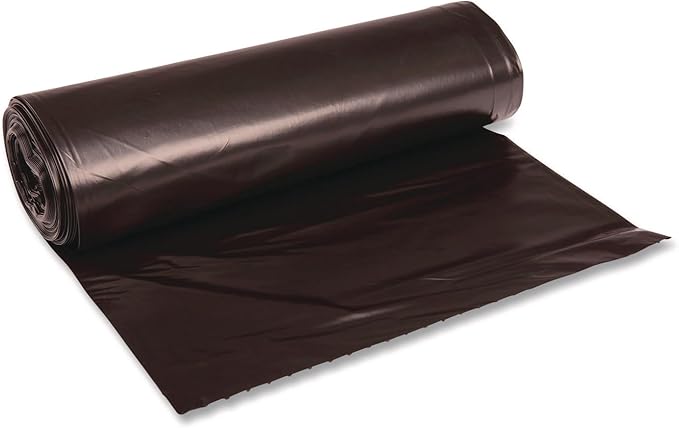 Heavy-Duty Black Trash Bags | 60 Gallon Capacity Garbage Can Liners 50 Count Bulk Pack