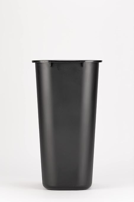 Carlisle FoodService Products 34294103 Plastic Deskside Wastebasket 41 Quart Black