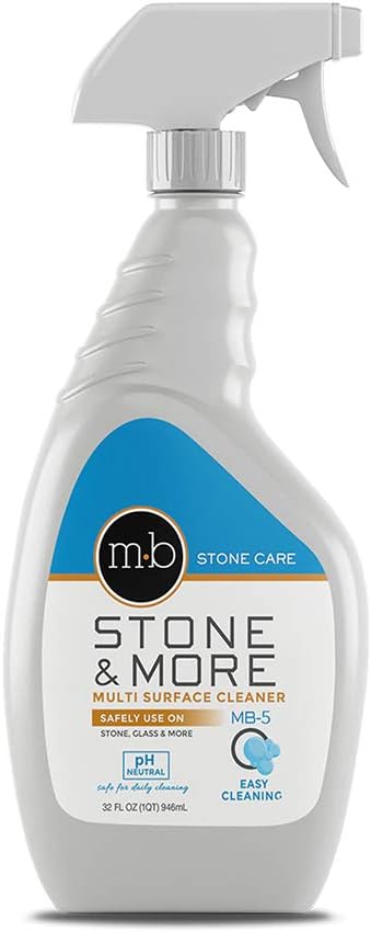MB Stone Care Soap and Mineral Kit MB-5 Multi-Surface Cleaner and MB-3 Soap and Deposit Remover Ready to Use Bundle- for Cleaning (1Quart / 32FL OZ)