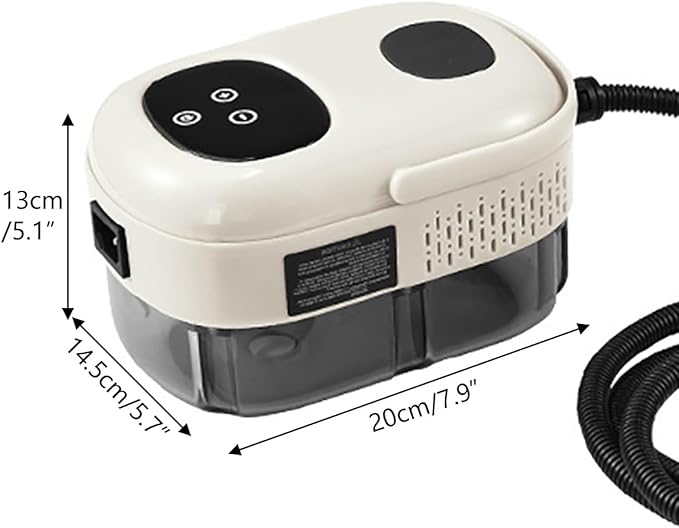 Handheld Pressurized Steam Cleaner 2500W Handheld High Temp Portable Cleaning Machine Natural Steam Cleaner Steamer for Cleaning Ready In 10s Multifunctional Steam Cleaning for Bed Car Kitchen(Yel