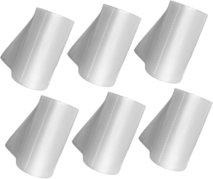 Thickened Plastic Trash Bags 6 Rolls (45×50cm 30pcs Each) Disposable Flat Opening Garbage Bags for Home Bedroom Office Waste Disposal
