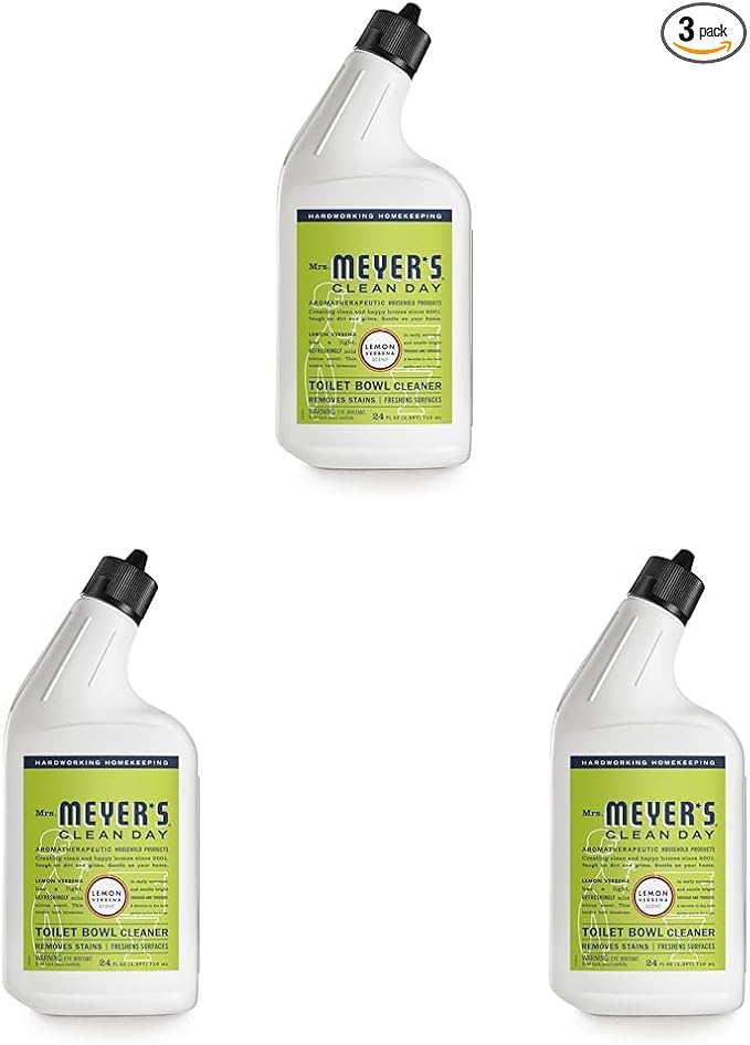 Mrs. MEYER'S CLEAN DAY Liquid Toilet Bowl Cleaner Stain Removing Lemon Verbena 24 oz (Pack of 3)
