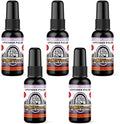 BluntPower Lavender Fields 5 Pack Concentrated Odor Eliminator and Diffuser Oil - Room Deodorizer Smoke Eliminator Spray - Premium Oil Based Air Freshener