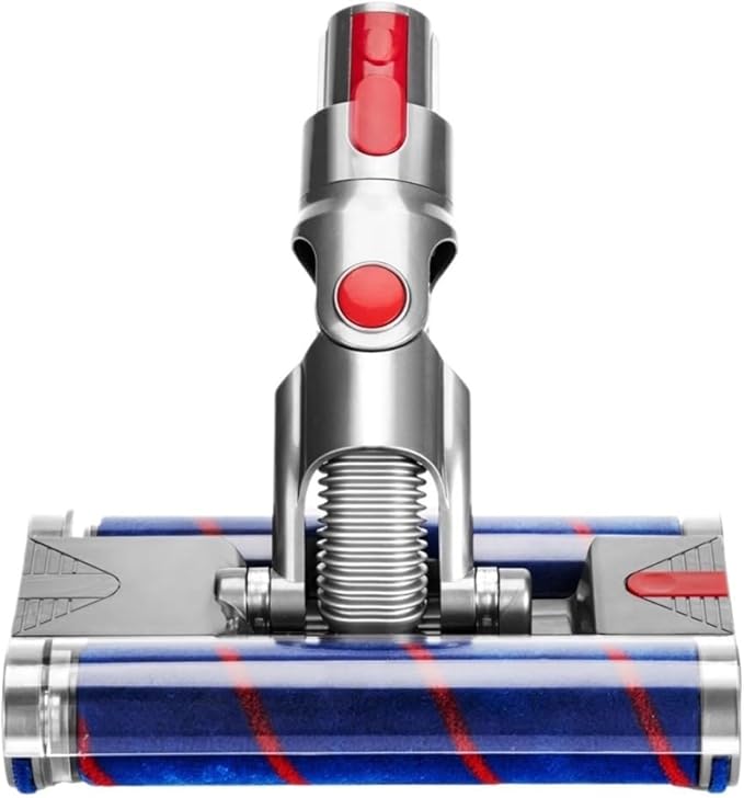 COovs Vacuum Cleaner Double Soft Roller Head Quick Release Electric Floor Head.Compatible for Dyson V7 V8 V10 V11 V15