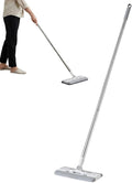 Automatic Clip Mop - Cloth Changing Cleaning Tool Reusable Wet Dry Mop with Easy Use Floor Cleaning Tool for Home Kitchen Bathroom Wood Floor Tile Dust Removal Multisurface Accessory