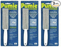 PUMIE Toilet Bowl Ring Remover TBR-6 Pumice Stone with Handle Removes Unsightly Toilet Rings and Stains from Toilets Sinks Tubs Showers Safe for Porcelain Pack of 3