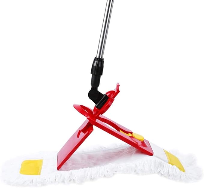 Dust Mop Microfiber Mops for Floor Cleaning with Extendable Adjustable Handle and Washable Pads