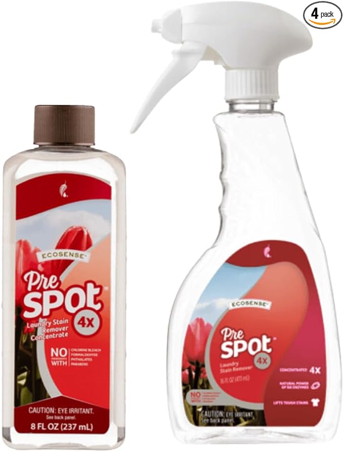 Bundle Set of Melaleuca Prespot 4X Concentrate 8 Ounces and Spray Bottle