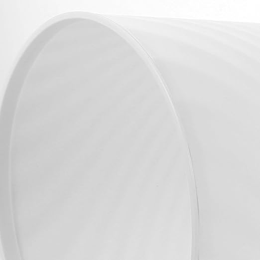 2Pcs Plastic Trash Can Simple Style Home Office Bathroom Wastebasket PP Material Space-Saving Household Garbage Bin for Kitchen Bedroom