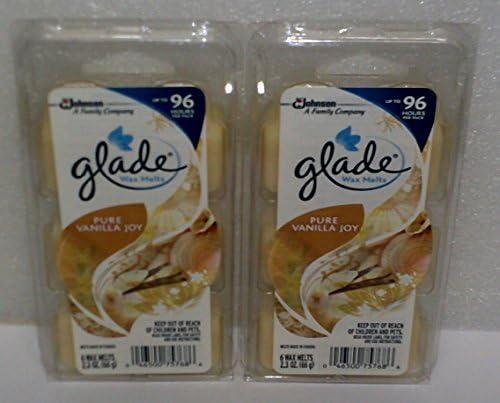 Glade Limited Edition - Pure Vanilla Joy - Wax Melts 6 each by Glade