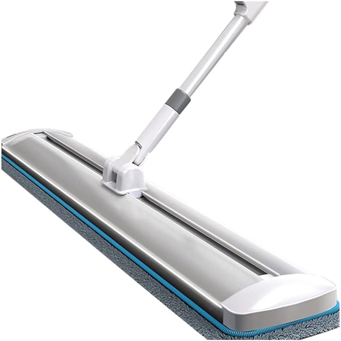 JSEIAJB Flat Mop Self-contained Slide Floor Wet and Dry for Cleaning Floors Home Tools(50cm with 3 Cloth)