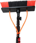 Water Fed Pole Brush SystemWater Fed Pole KitTelescopic Window Cleaning kitfor Cleaning Outer Window GlassTile WallsGlass Curtain WallSolar Panel Surface(12-36ft)10.8M/36FT