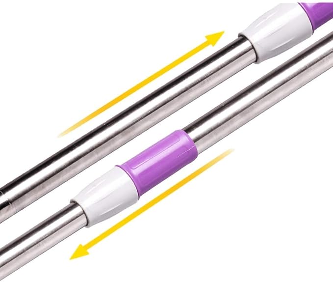 Mop Household Rubber Cotton mop Roller Type Stainless Steel Telescopic Rod Absorbent Tow mop
