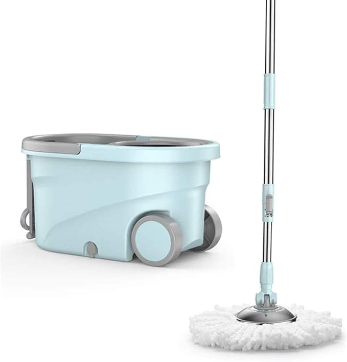 Drive Rotary Mop Household Lazy Stainless Steel Pole Automatic Hand Pressure Barrel