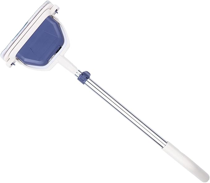 Electric Window Cleaner with Detachable Head Ergonomic Design 2000mAh Battery - Labor Saving Automatic Glass Scubber for Tiles Car Windows Mirrors
