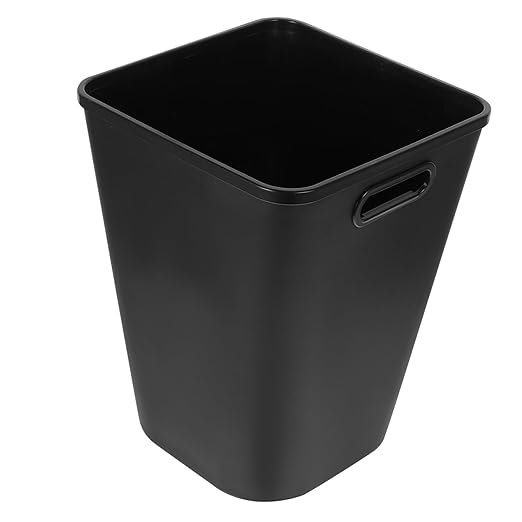 Garbage Can Lid Large Bathroom Trash Can Kitchen Bedroom Office Dorm Plastic Wastebasket Bin