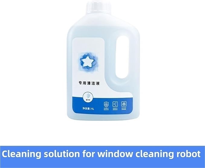 Glass Cleaning Fluid Compatible With Ecovacs Winbot W1SPro/W1 PRO/ W2 OMNI/W2 PRO/W2 PRO OMNI/WINBOT MINI HA41 Window Cleaner Parts(1000mlx1)
