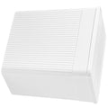 Unomor Narrow Slim Bathroom Trash Can Press Type Lid Wastebasket for Bedroom Kitchen and Office Modern Design Space-Saving Garbage Pail