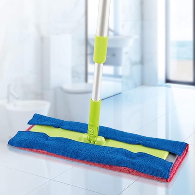 Professional Microfiber Mop | Stainless Steel Handle | Premium Pads