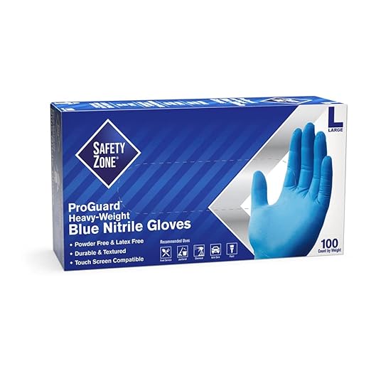 Safety Zone GNPR-SM-1 Powder Free Glove 6 mil S Nitrile (Pack of 1000)